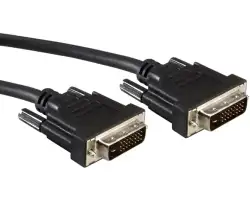 Roline VALUE DVI monitor kabel, DVI-D M/M, (24+1) dual link, 5.0m
