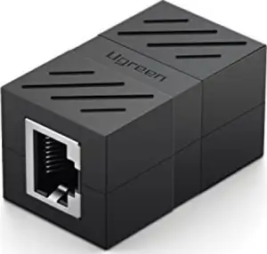 Ugreen RJ45 mrežni utikač Ž na Ž crna
