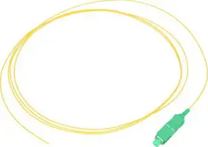 NFO Fiber optic pigtail SC APC, SM, G.657A1, 900um, 1m