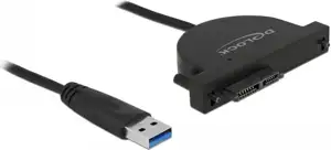 Konverter DELOCK, USB 3.0 (M) na Slim SATA (Ž)