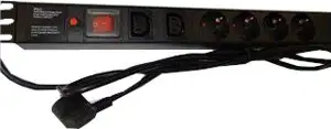 NaviaTec 7 Outlet Power Distribution Unit 5x Schuko 2x IEC C13