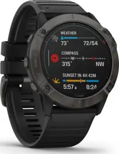 Garmin fenix 6X PRO crni s crnim remenom