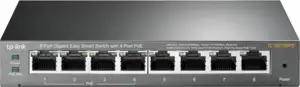 TP-Link TL-SG108PE 8-Port GbE RJ45 with 4x 802.3af PoE ports Easy Smart Switch