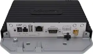 MikroTik (RBLtAP-2HnD) Compact weatherproof wireless access point with 2 miniPCiE slots 3 SIM slots