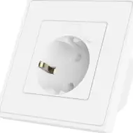 WOOX WiFi Smart zidna utičnica, 250VAC 10A 2300W, Tuya smart app, glasovna kontrola - Alexa & Google Assistant, Wi-Fi kontrola, Timer/Schedule postavke