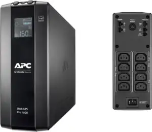 APC Back UPS Pro 1600VA, 8x IEC C13 Outlets, AVR, LCD Interface