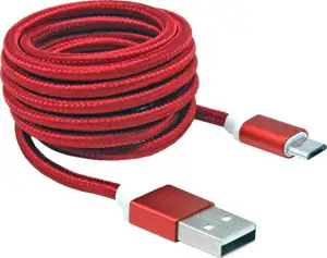 BIT FORCE kabel USB A-MICRO USB M/M 1,5m crveni
