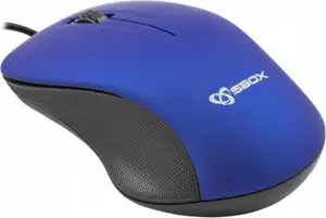 SBOX žičani miš M-958 plavi