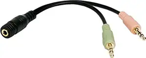 Cable Audio/Mic splitter adapter 3.5