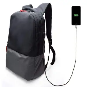 Bag for notebook Ewent Backpack 17.3'' USB port, black EW2529