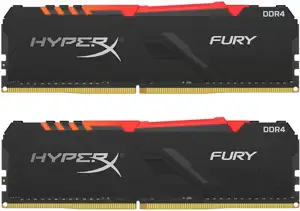 Memorija Kingston DDR4 16GB 3200MHz (2x8GB) HyperX Fury Black RGB HX432C16FB3AK2/16