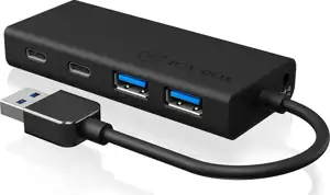 USB HUB ICY BOX IB-HUB1426-U3, USB 3.0, na 2x USB-C, na 2x USB