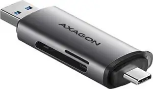 AXAGON CRE-SAC External USB 3.2 Gen1 Type-C+Type-A 2-slot SD/microSD