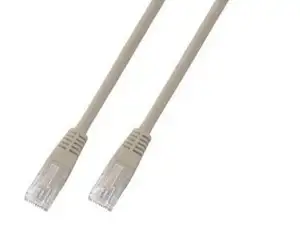U/UTP prespojni kabel Cat.6 PVC CCA AWG24, sivi, 2,0 m