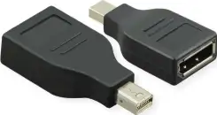 Roline VALUE adapter mini DisplayPort(M) na DisplayPort(F), v1.2, 4K60