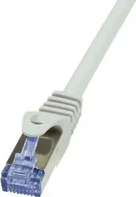 S/FTP prespojni kabel Cat.7 LSZH Cu AWG26, sivi, 2,0 m