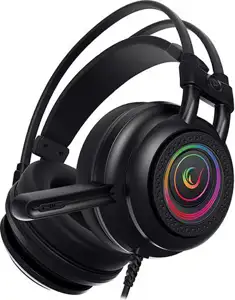 Slušalice RAMPAGE RM-K2 X-QUADRO RGB, za PC/PS4/Xbox, 7.1, USB, crne