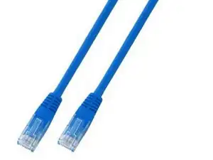 U/UTP prespojni kabel Cat.6 PVC CCA AWG24, plavi, 7,5 m