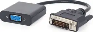 Gembird DVI-D to VGA adapter cable, black