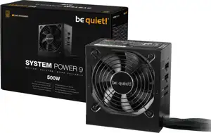 Napajanje 500W CM, BE QUIET System Power 9, 120mm vent., 80+ Bronze, Semi-modular, PFC