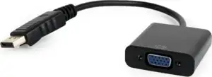 Gembird DisplayPort to VGA adapter cable, black