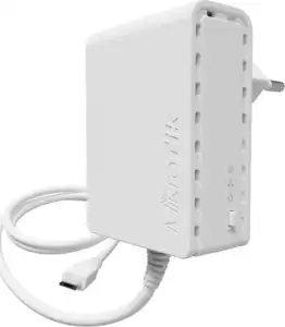 MikroTik Power adapter with PWR-LINE function., EU plug