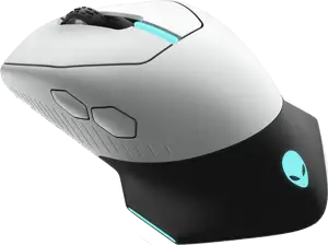 Dell Alienware Mouse Wired / Wireless Gaming - AW610M (Lunar Light)