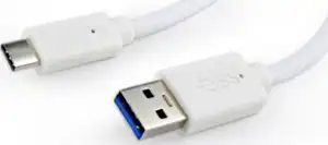 Gembird USB 3.0 AM to Type-C cable (AM CM), 1 m, white