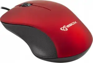 SBOX žičani miš M-958 crveni