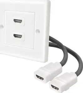 Transmedia HDMI Socket with 2 HDMI ports