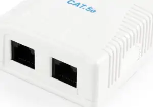 Gembird CAT5E UTP 2-port surface mount box