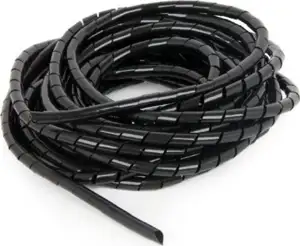 Gembird 12 mm spiral cable wrap, 10 m, black
