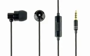 Gembird Metal earphones with microphone 