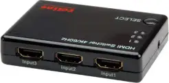 Roline 4K HDMI preklopnik, 3-way + daljinski upravljač