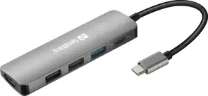 Sandberg USB-C priključak na HDMI + 3x USB 3.0 i isporuka snage 100W