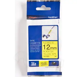 Brother Tapes TZe-FX631 12mm Yell/bl