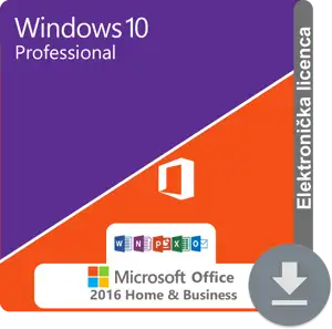 Windows 10 Professional + MS Office 2016 Home and Business ESD kombo