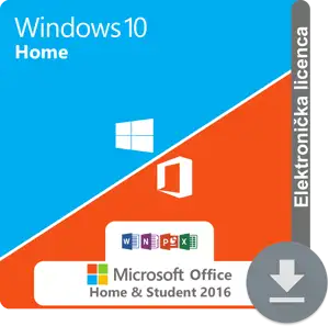 Windows 10 Home + MS Office 2016 Home and Student ESD kombo