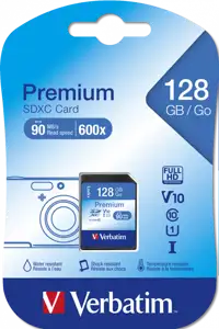 Memorijska kartica Verbatim Secure Digital (XC/UHS1) 128GB Class 10 Card