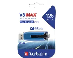 Verbatim USB3.0 Store'n'Go V3 128GB Max High Performance USB Drive (R/W: 400/200MB/sec)