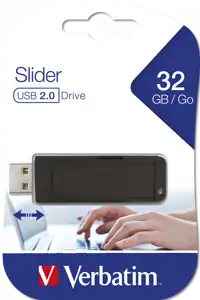 Verbatim USB2.0 Store'n'Go Slider 32GB, crni