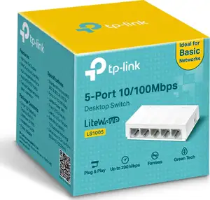 TP-Link network switch LiteWave 5 port LS1005 10 / 100Mbps
