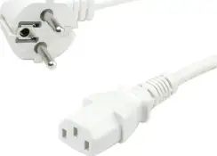 Roline VALUE naponski kabel, ravni IEC 320-C13 konektor, bijeli, 1.8m