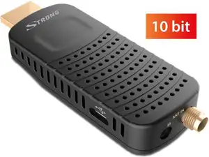 STRONG DVB-T2 HEVC receiver SRT 82,10bits, 5V