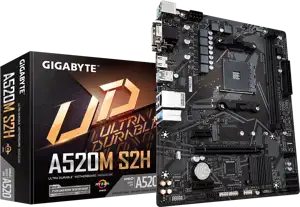 Matična ploča Gigabyte A520M S2H - 1.0 - Motherboard - micro ATX - Socket AM4 - AMD A520