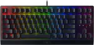 Tipkovnica RAZER BlackWidow V3 Tenkeyless, mehanička, GREEN, RGB, UK+HR Layout, crna, USB