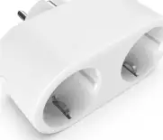 WOOX WiFi Smart dupla utičnica, 16A/3680W, WooxHome app, glasovna kontrola - Alexa & Google Assistant, Wi-Fi kontrola