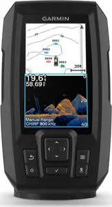 Garmin Striker Vivid 4cv (s krmenom sondom CHIRP 77/200kHz/DownVü GT20-TM, 4-pin), GPS, 010-02550-01