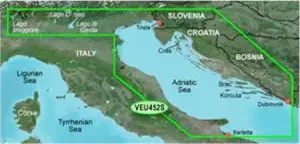 Garmin BlueChart kartica g3 Vision VEU452S (od Istre do Boke Kotorske), 010-C0796-00