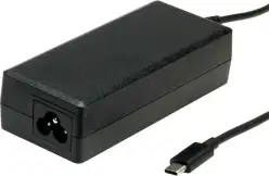Roline USB TIP-C strujni adapter, 65W, utor za 3-pinski kabel (